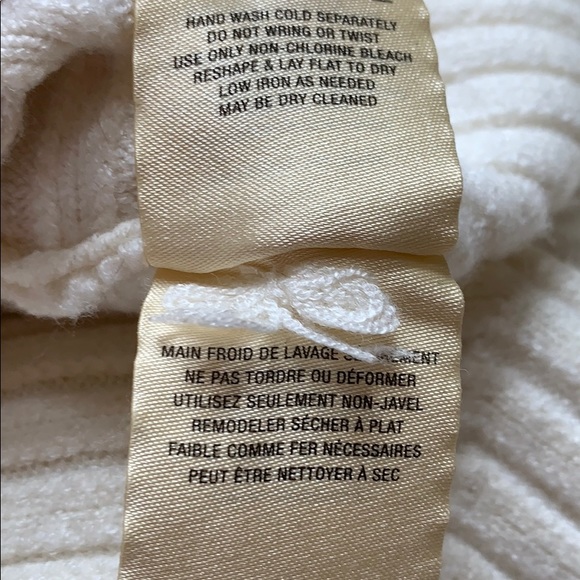 Anthropologie Moth dolman sleeve ribbed ivory VGUC - Picture 14 of 16